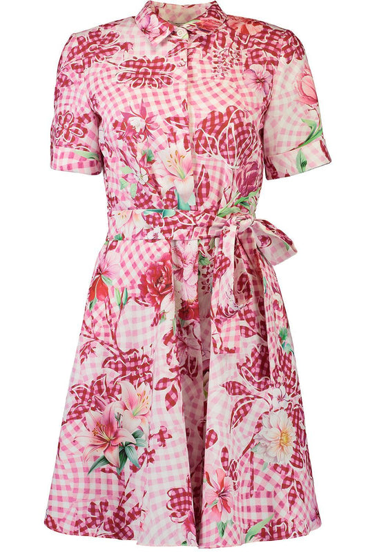 Chima Mini Dress-PINK-2-CLOTHINGDRESSCASUAL-MARY KATRANTZOU