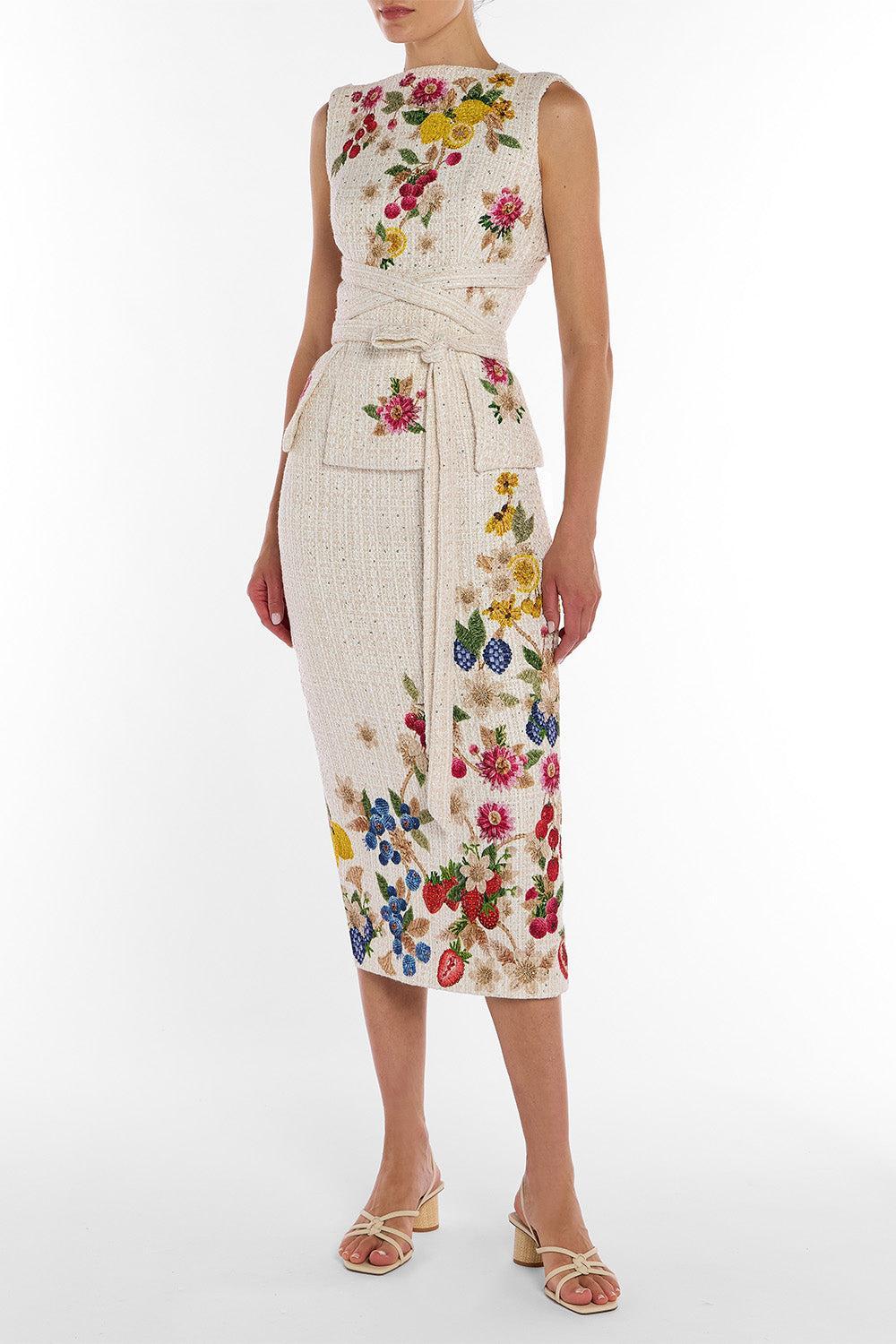 Vargas Skirt - Fruitavola-FLORAL-2-CLOTHINGSKIRTMIDI-MARY KATRANTZOU