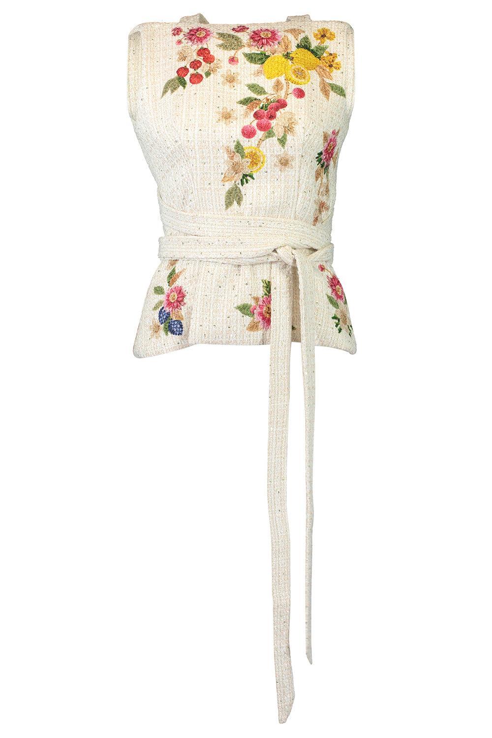 Juda Top-FLORAL-XS-CLOTHINGTOPBLOUSE-MARY KATRANTZOU