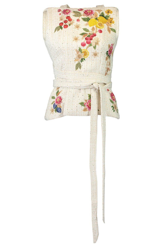 Juda Top-FLORAL-XS-CLOTHINGTOPBLOUSE-MARY KATRANTZOU