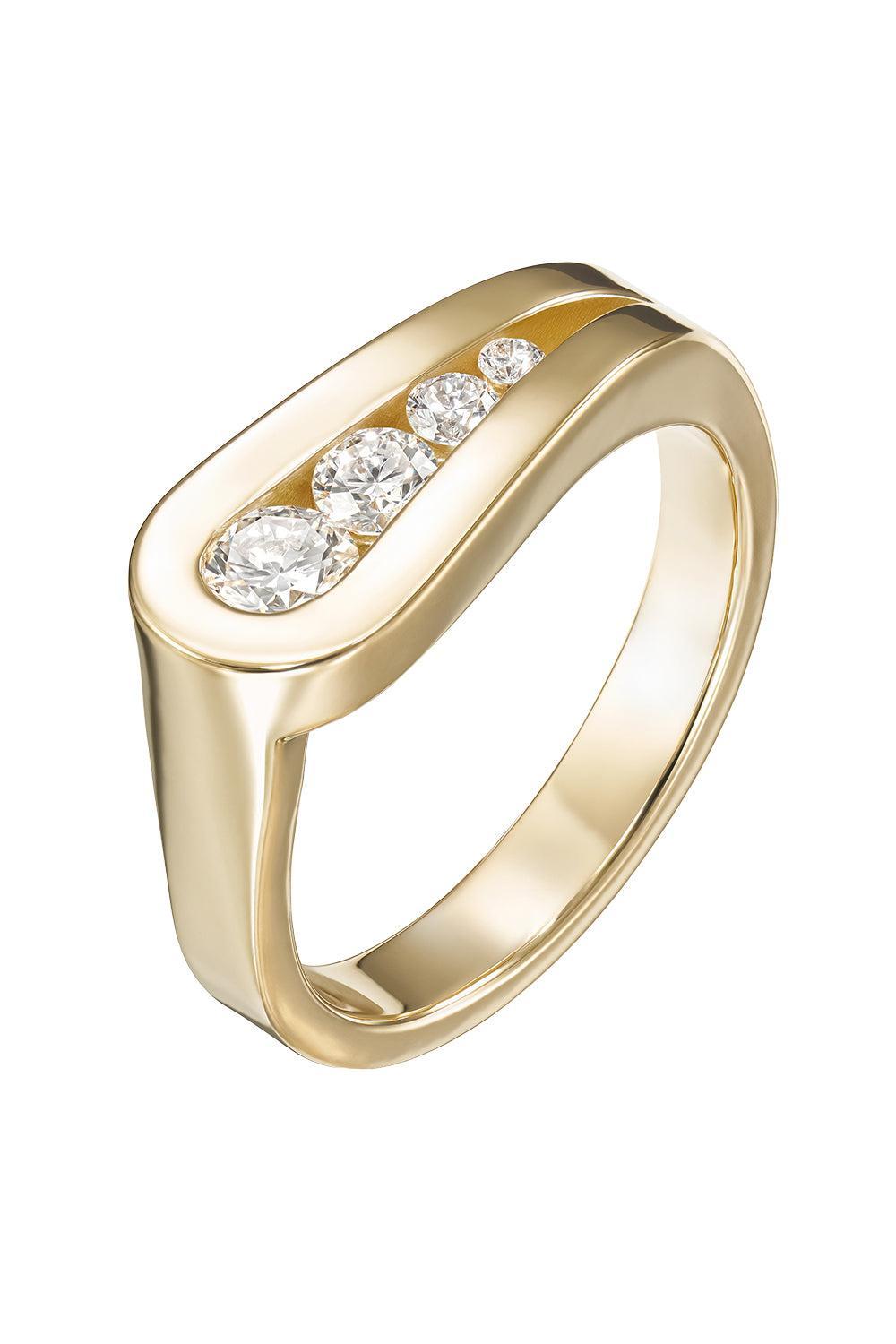 Diamond Daphne Ring-YELLOW GOLD-6.75-JEWELRYFINE JEWELRING-MELISSA KAYE