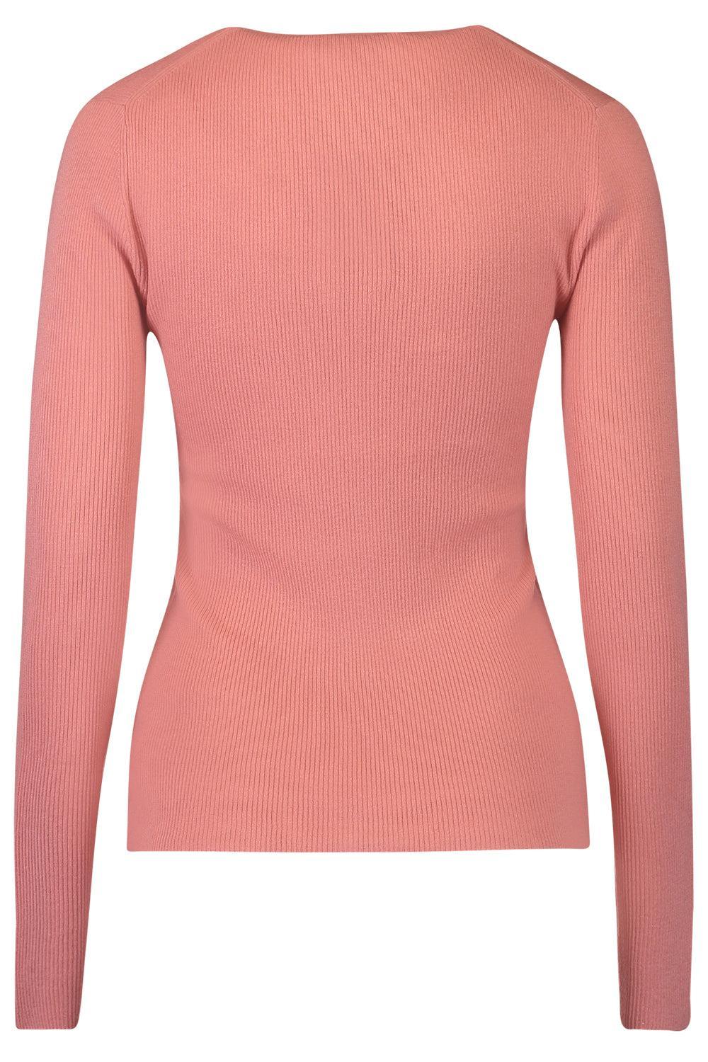 Hutton Pullover - Guava-PINK-XS-CLOTHINGTOPKNITS-MICHAEL KORS COLLECTION
