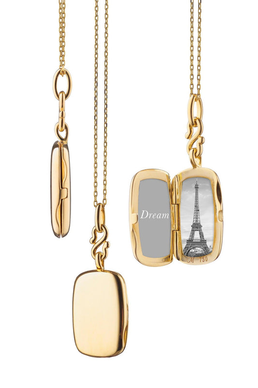 Slim Britt Locket Necklace-YELLOW GOLD-JEWELRYFINE JEWELNECKLACE O-MONICA RICH KOSANN