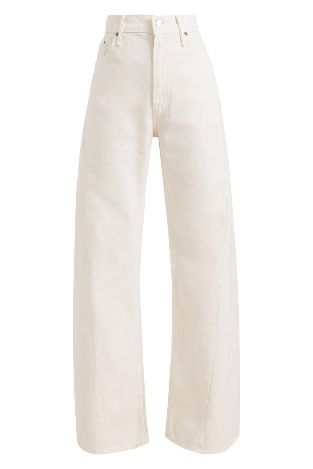 The Lemon Twist Sneak Pant-CREAM-27-CLOTHINGPANTDENIM-MOTHER