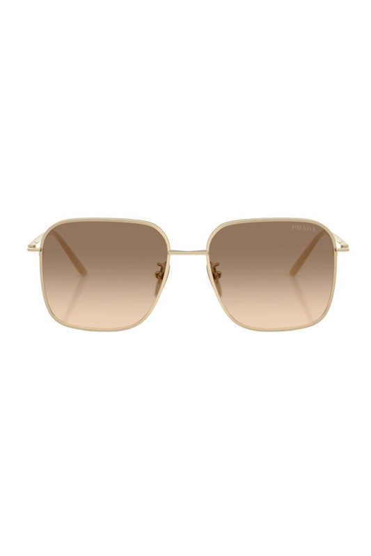 Sleek Square Sunglasses-PALE GOLD-ACCESSORIESUNGLASSES-PRADA