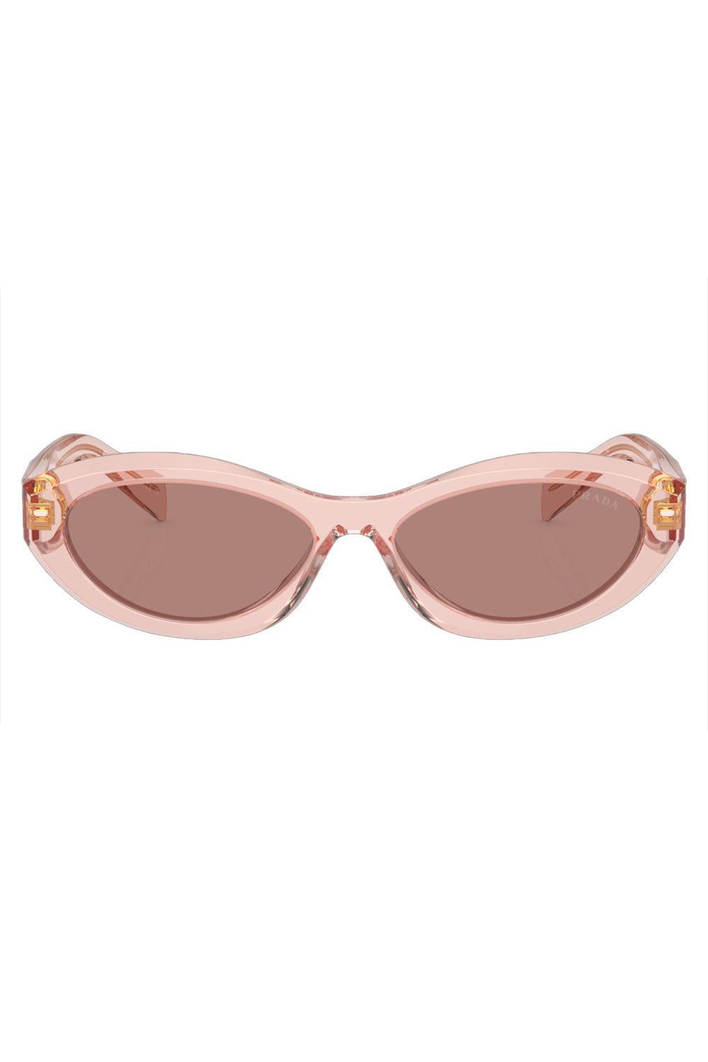 Symbole Sunglasses - Peach-PCHLTBRN-ACCESSORIESUNGLASSES-PRADA
