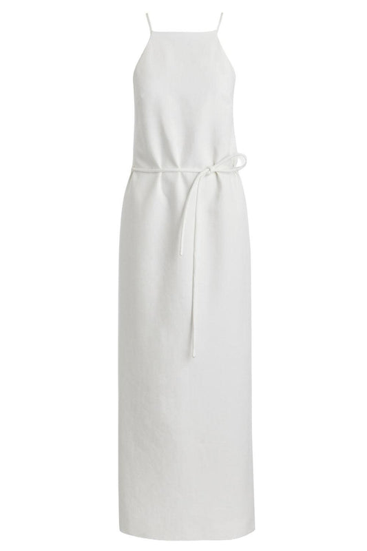 Pencil Soft Dress-WHITE-2-CLOTHINGDRESSCASUAL-SCANLAN THEODORE