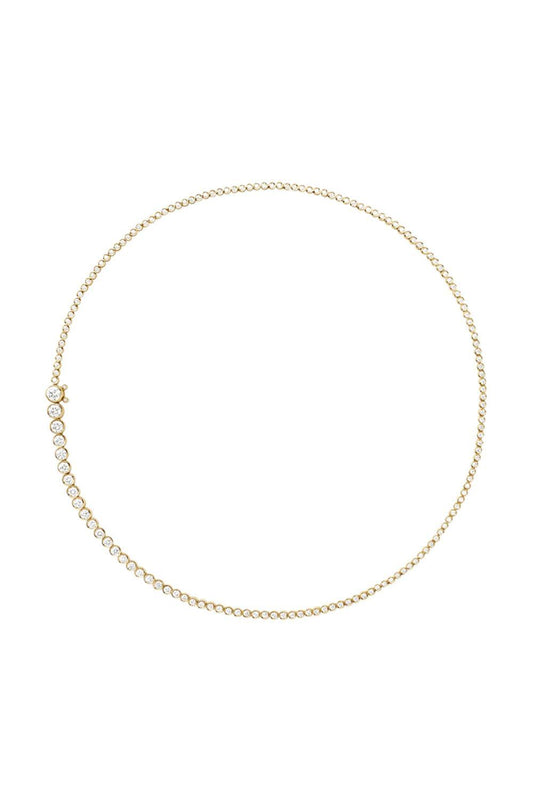 Diamond Collier De Tennis Necklace-YELLOW GOLD-40-JEWELRYFINE JEWELNECKLACE O-SOPHIE BILLE BRAHE