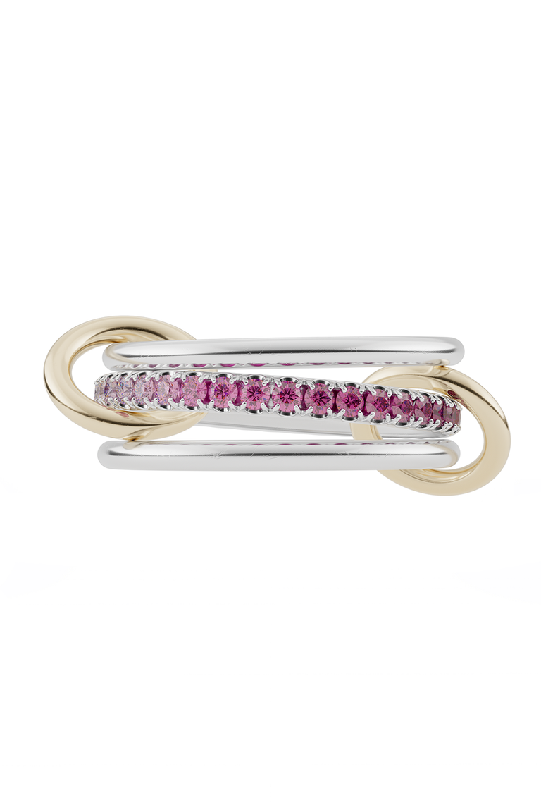 Pink Sapphire Ombre Tigris SG Ring