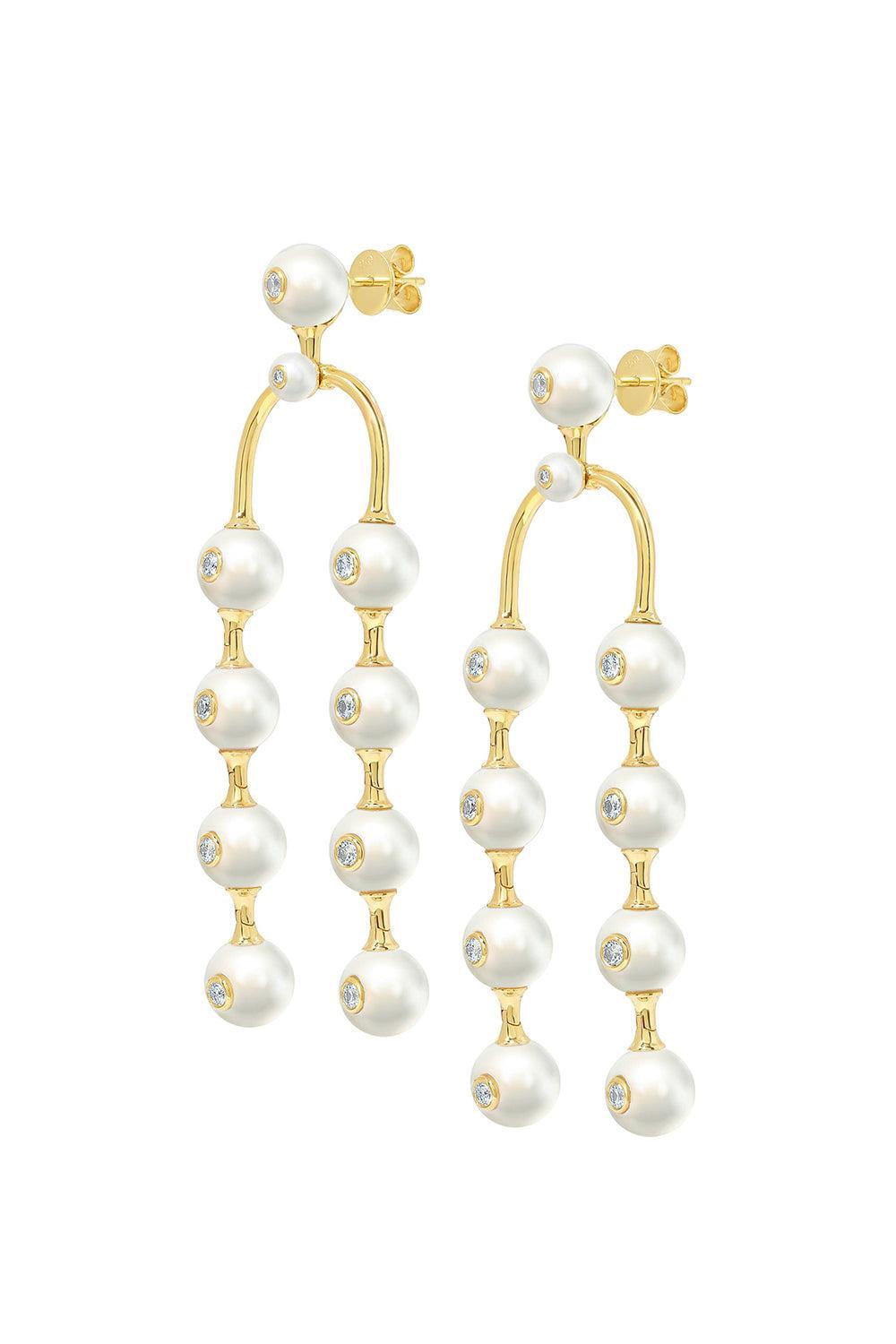 Nemara Grand Pearl Drop Earrings-YELLOW GOLD-JEWELRYFINE JEWELEARRING-STATE PROPERTY