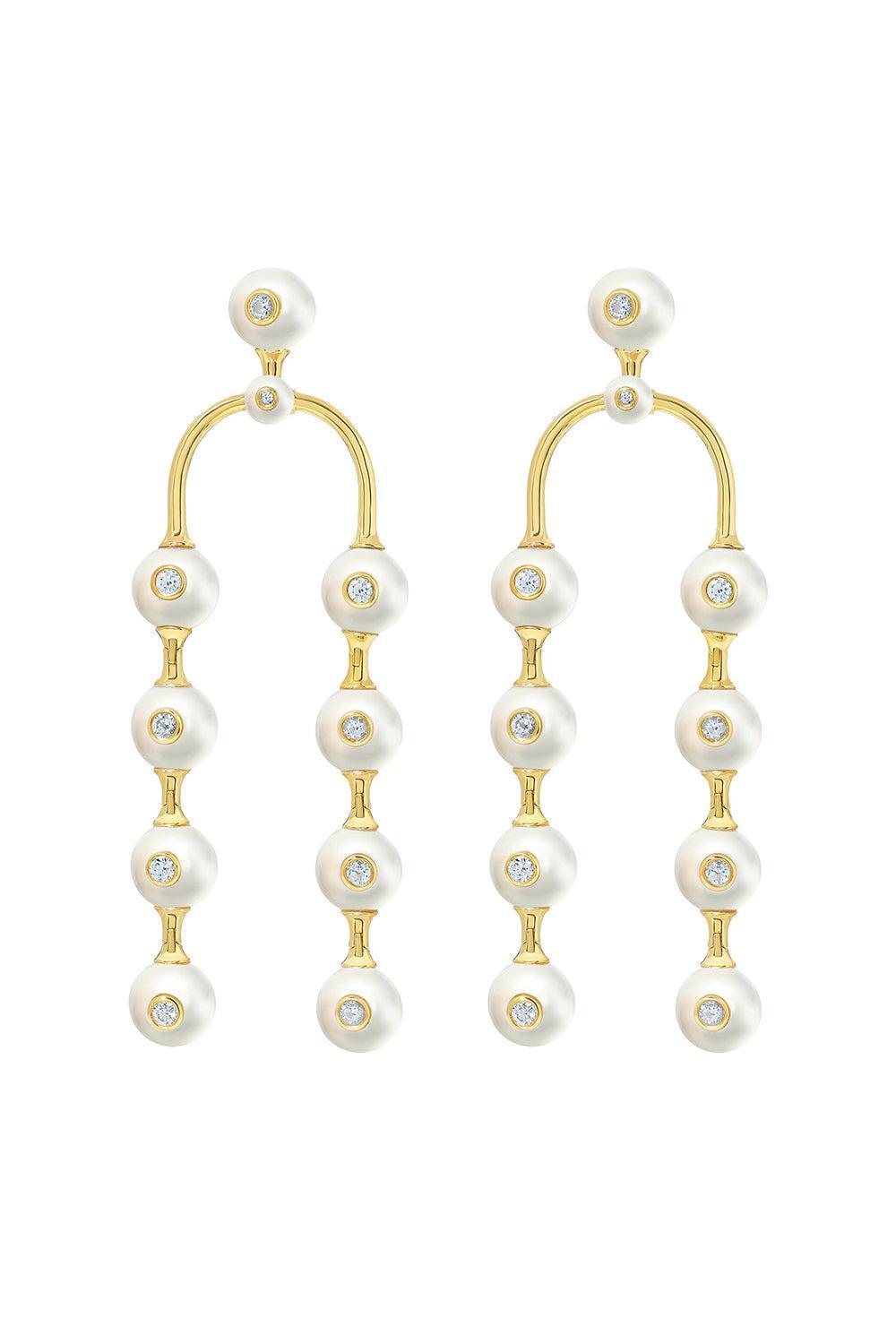 Nemara Grand Pearl Drop Earrings-YELLOW GOLD-JEWELRYFINE JEWELEARRING-STATE PROPERTY
