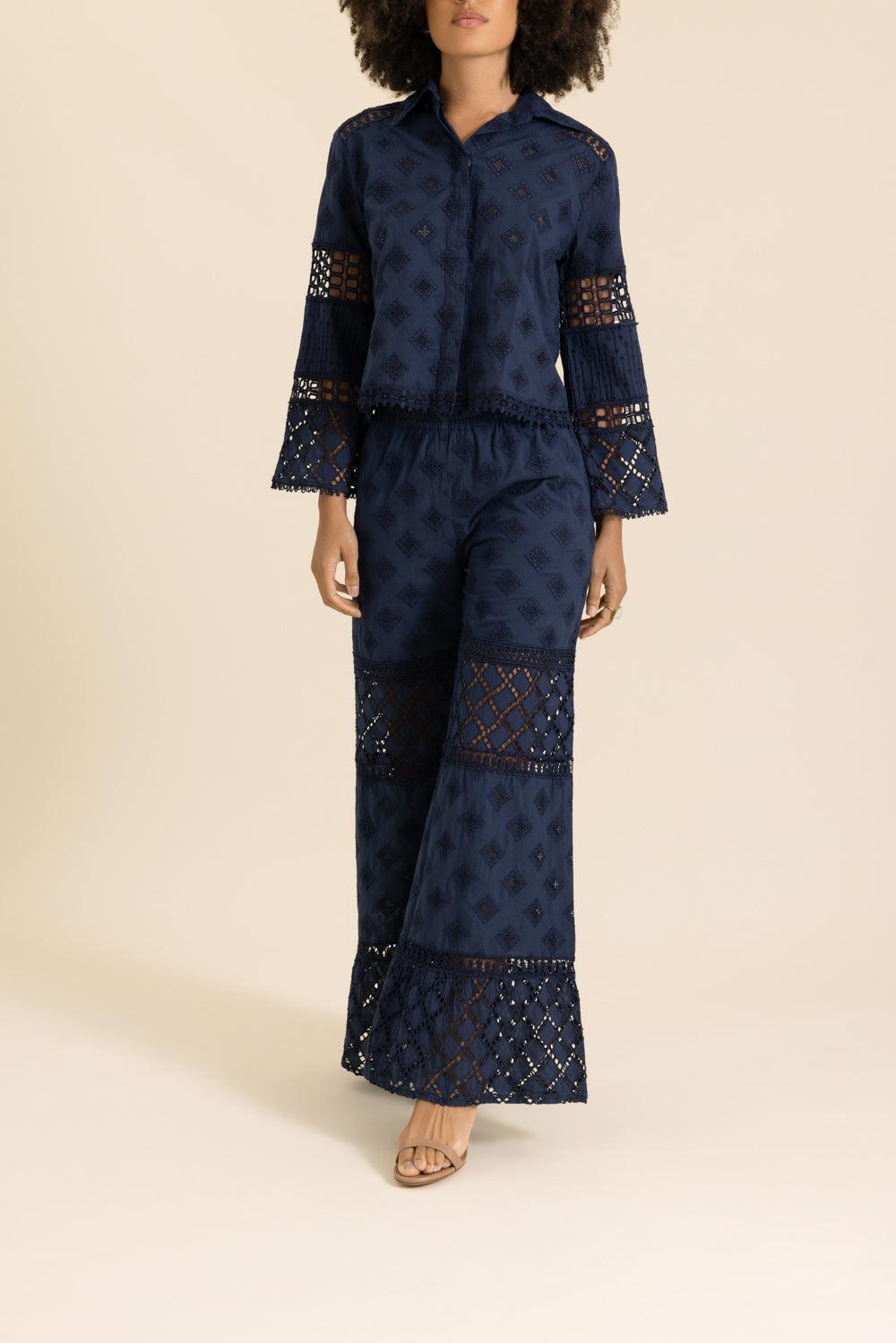 Senape Pant-BLUE-XS-CLOTHINGPANTWIDE LEG-TEMPTATION POSITANO