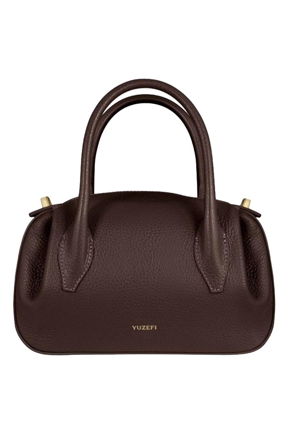 Oyster Mini Duffle Bag - Espresso-BROWN-O/S-HANDBAGSHOULDER-YUZEFI